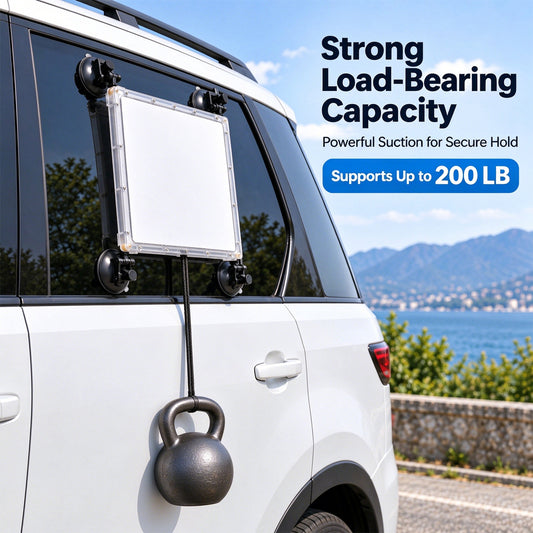 Estuche protector con ventosas para Starlink Mini - Accesorios de montaje para coche, kit de montaje en techo, para techo de coche y cristal interior de RV, camión, remolque de viaje