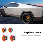 CTmods® Red/Yellow Brake Caliper Covers Wheel Accessories For Tesla Cybertruck