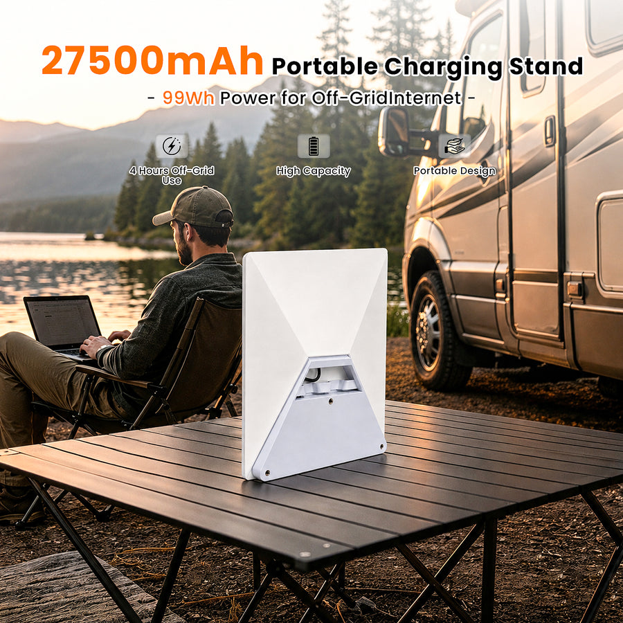 Starlink Mini Compact Battery Pack — Up to 4 Hours · 99Wh