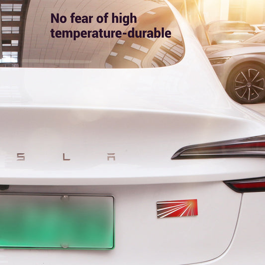 CTmods® Emblem Plate Badge Sticker Decal For Tesla Model 3 / Y / Highland / Juniper