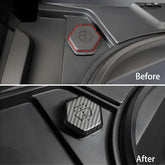 Cybertruck Accessories Windshield Washer Fluid Filler Cap Trim Cover CTmods® (Carbon Fiber Pattern ABS)