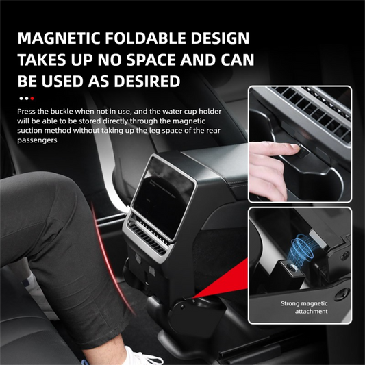 Rear Screen Cup Holder 3 in 1 for Model 3 Highland/ Model Y Juniper
