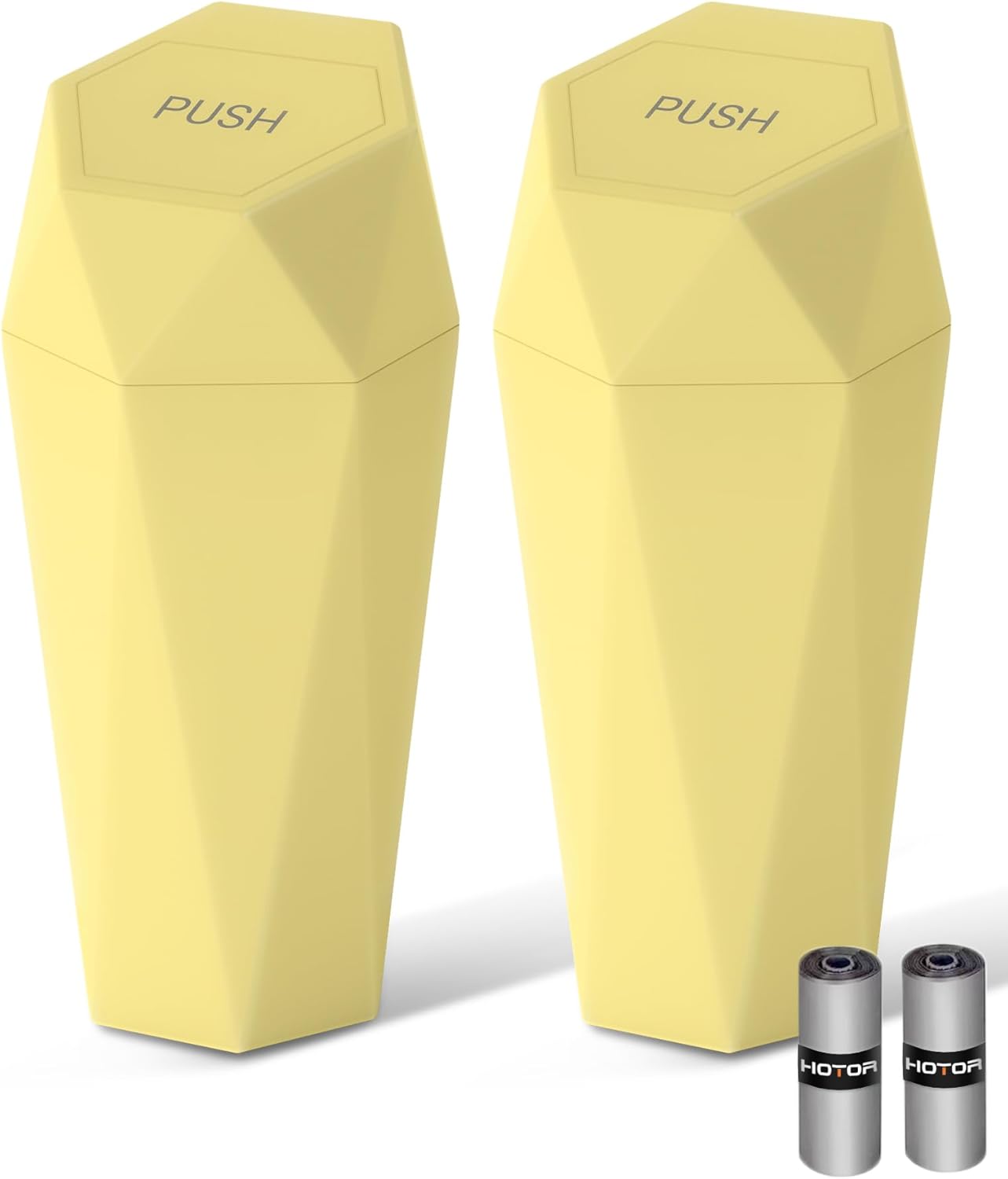 2026 Ctmods Car Trash Can with Lid Car Accessories for Interior, Leakproof Vehicle Garbage Can with 30 Attached Trash Bags, Multipurpose Organizers and Storage for Home/Office