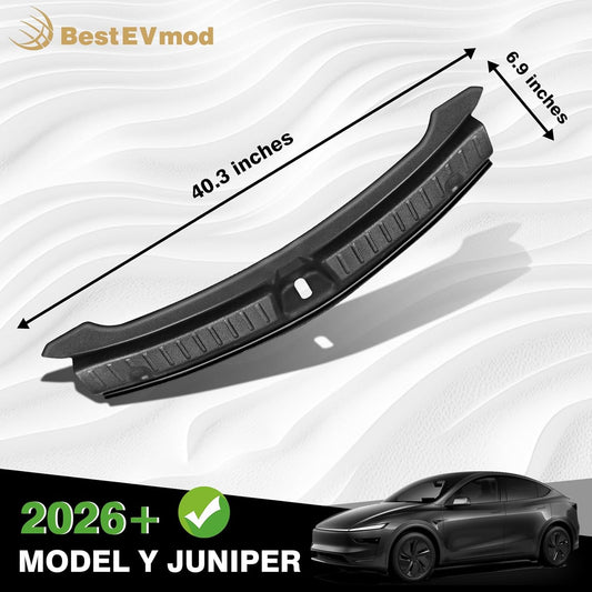 2026 Ctmods Tesla Model Y Upgrade Rear Bumper/Trunk Sill Cover Protector Bumper Guards For Tesla Model Y Juniper