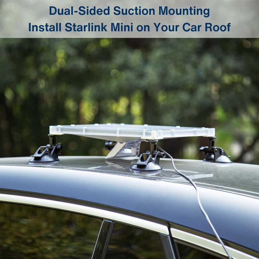 Starlink Mini Protective Case & Suction Cup Roof Mount Kit