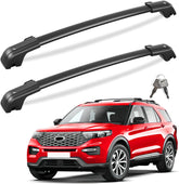 Lockable Roof Rack Crossbars For Ford Explorer 2021- 2025 Heavy Duty Anti-Theft Roof Rails