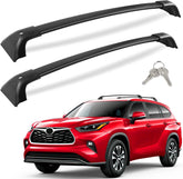 Lockable 260lbs Cross Bars Roof Racks for Toyota Highlander 2020 - 2025 XLE Limited Platinum Hybrid (NOT for L/LE/LE Hybrid)