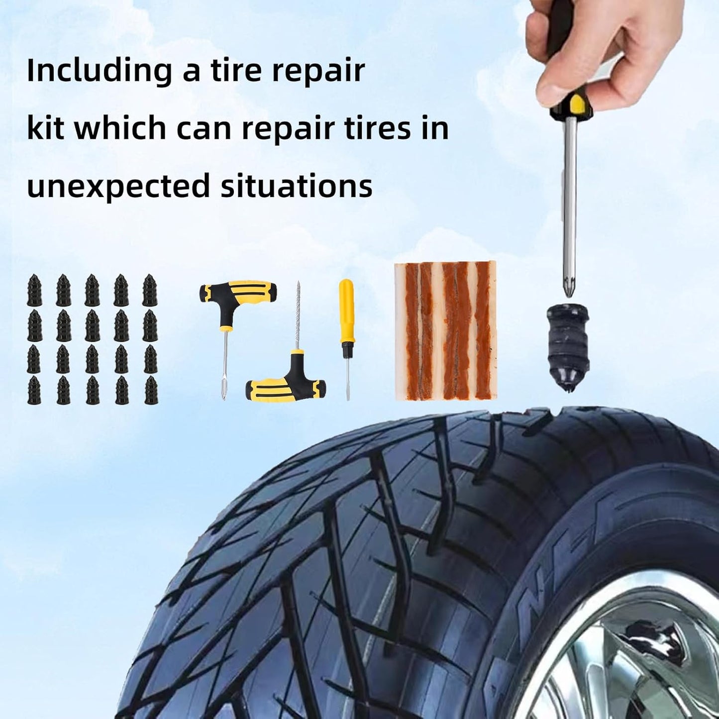 Ctmods 2026 Tesla Lifting Jack Pad Tire Repair Tools Kit for Tesla Model 3/Y/S/X