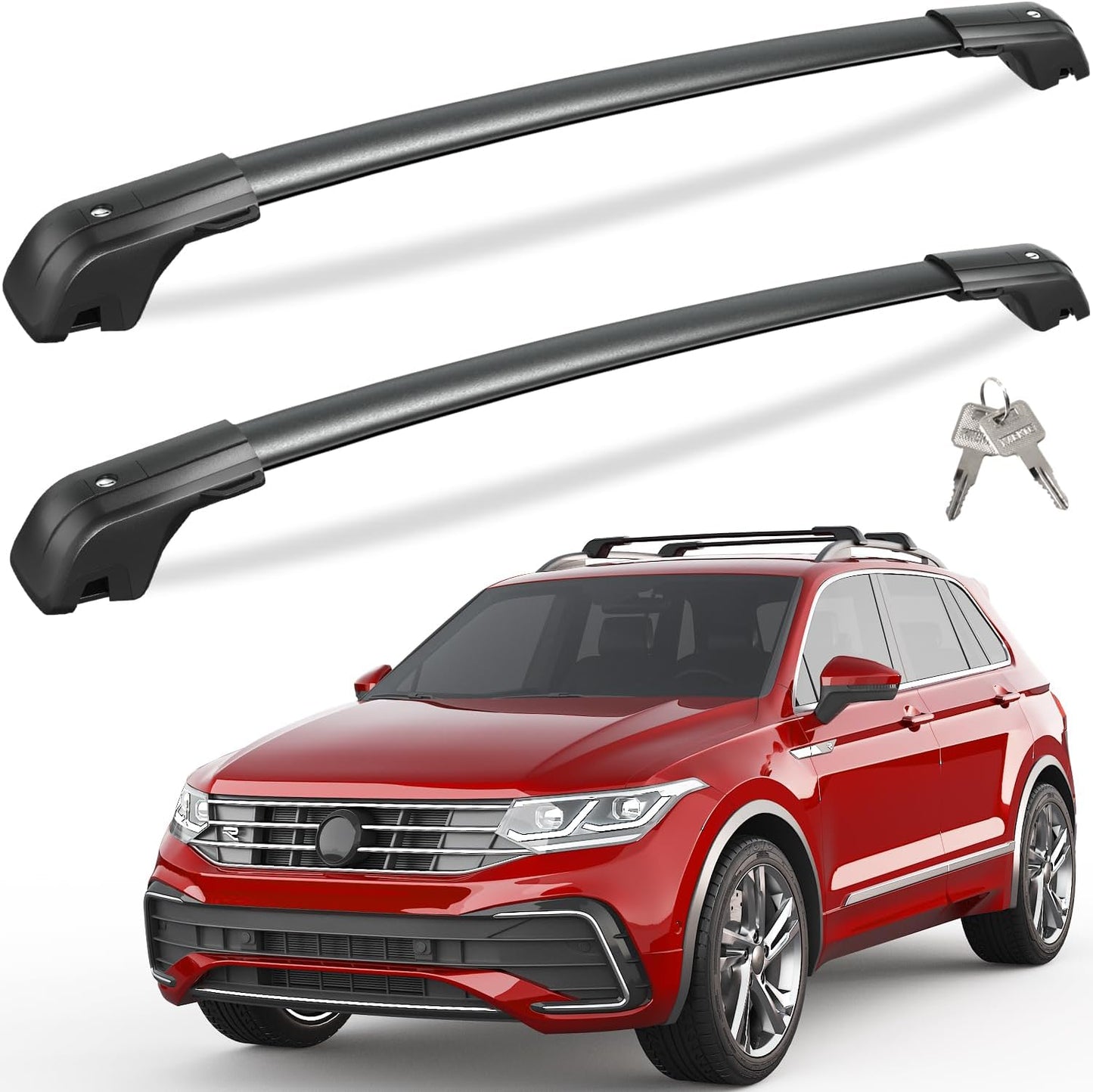 Barras transversales para portaequipajes de techo para Subaru Outback Wilderness 2022 - 2025 con rieles laterales elevados