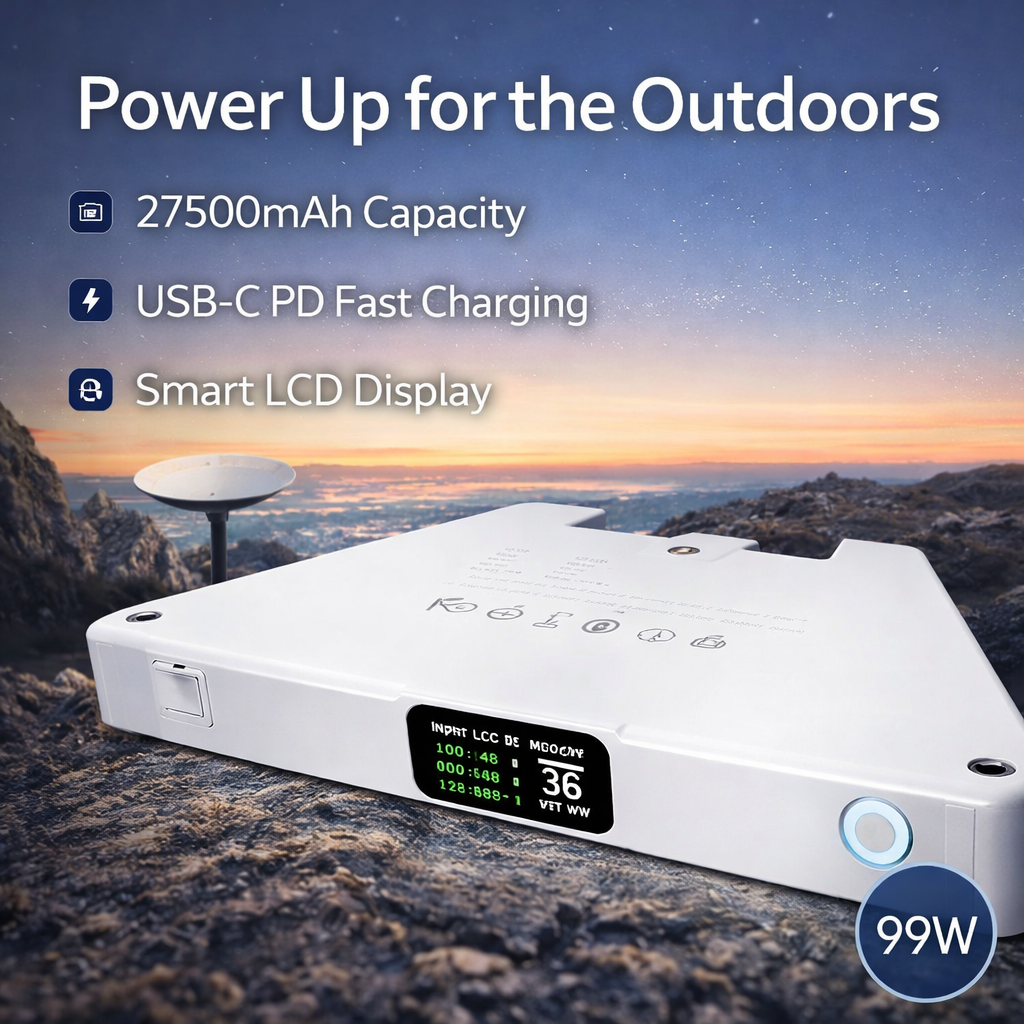 Starlink Mini 27500mAh Portable Power Bank – USB-C PD Fast Charging with Smart LCD Display - CTmods