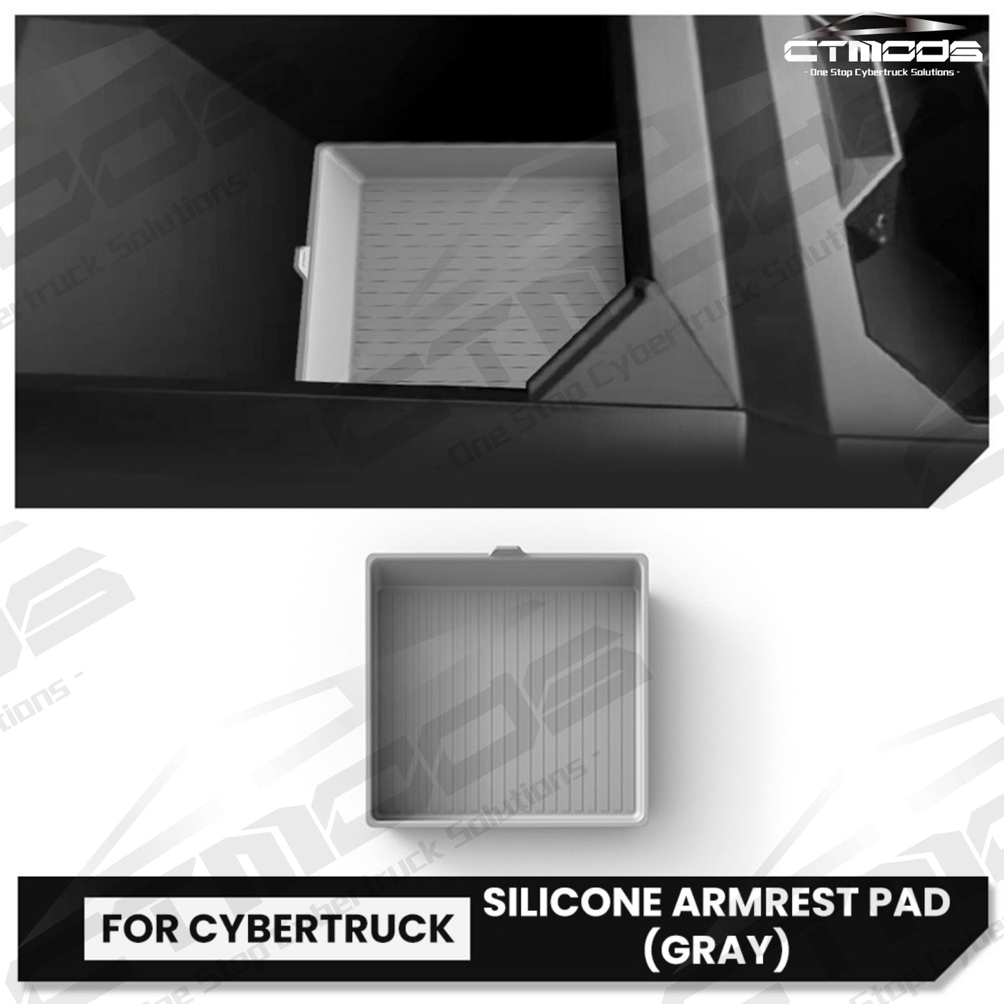 Armrest Box Silicone Mat Cybertruck Accessories CTmods