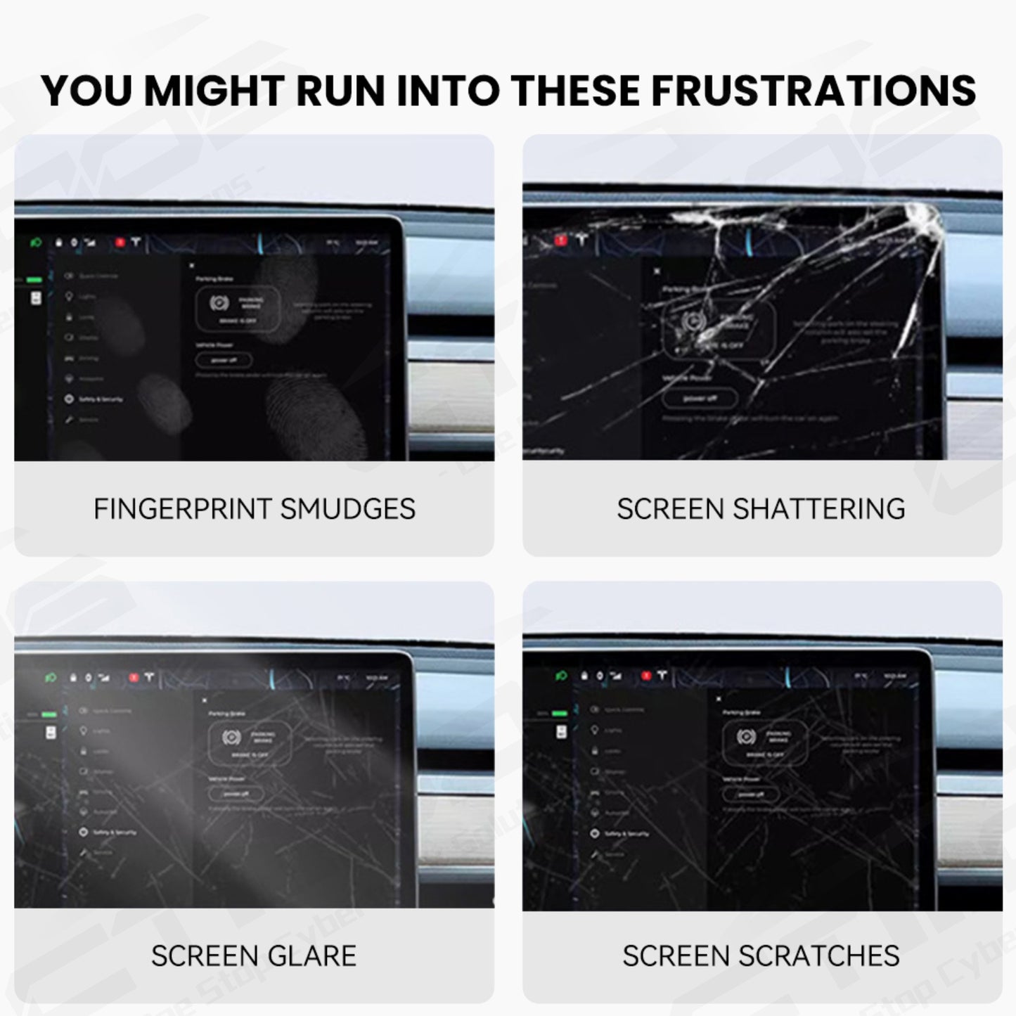 Ultra Tough Screen Protectors for Cybertruck 2024+ CTmods