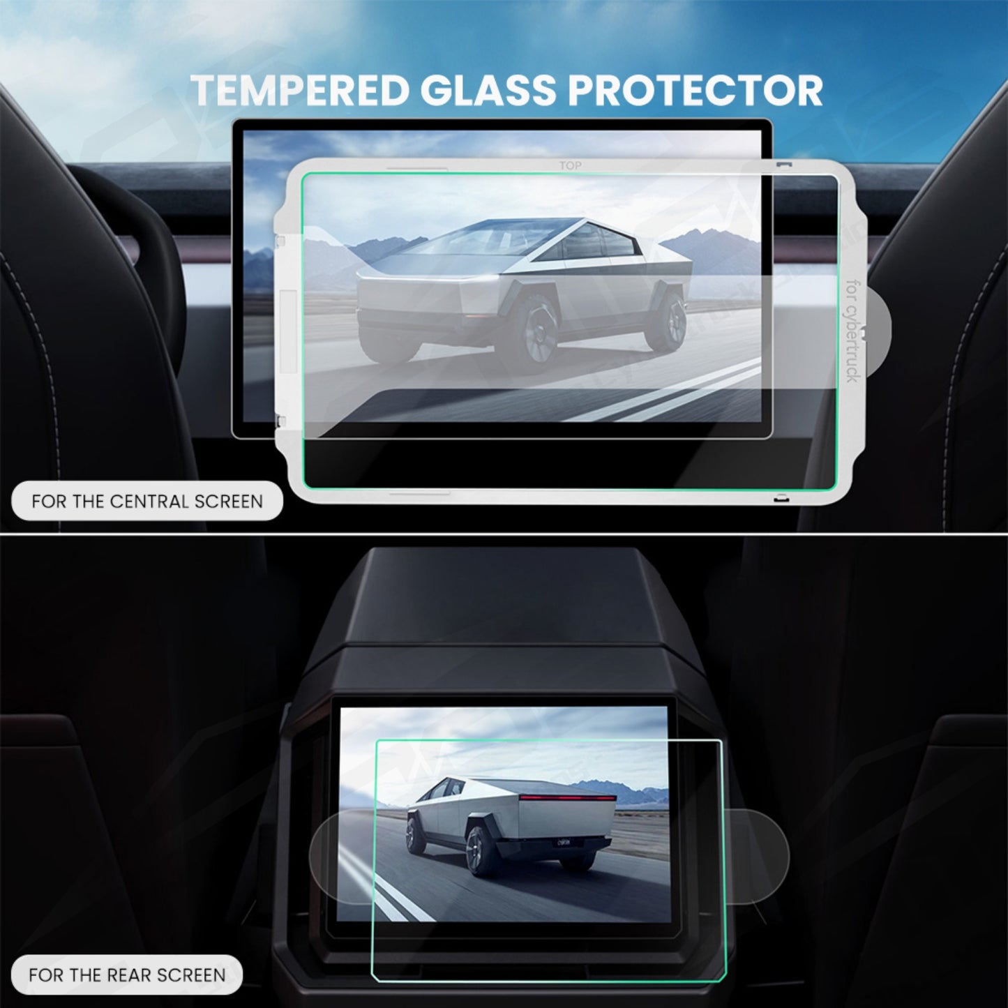 Ultra Tough Screen Protectors for Cybertruck 2024+ CTmods