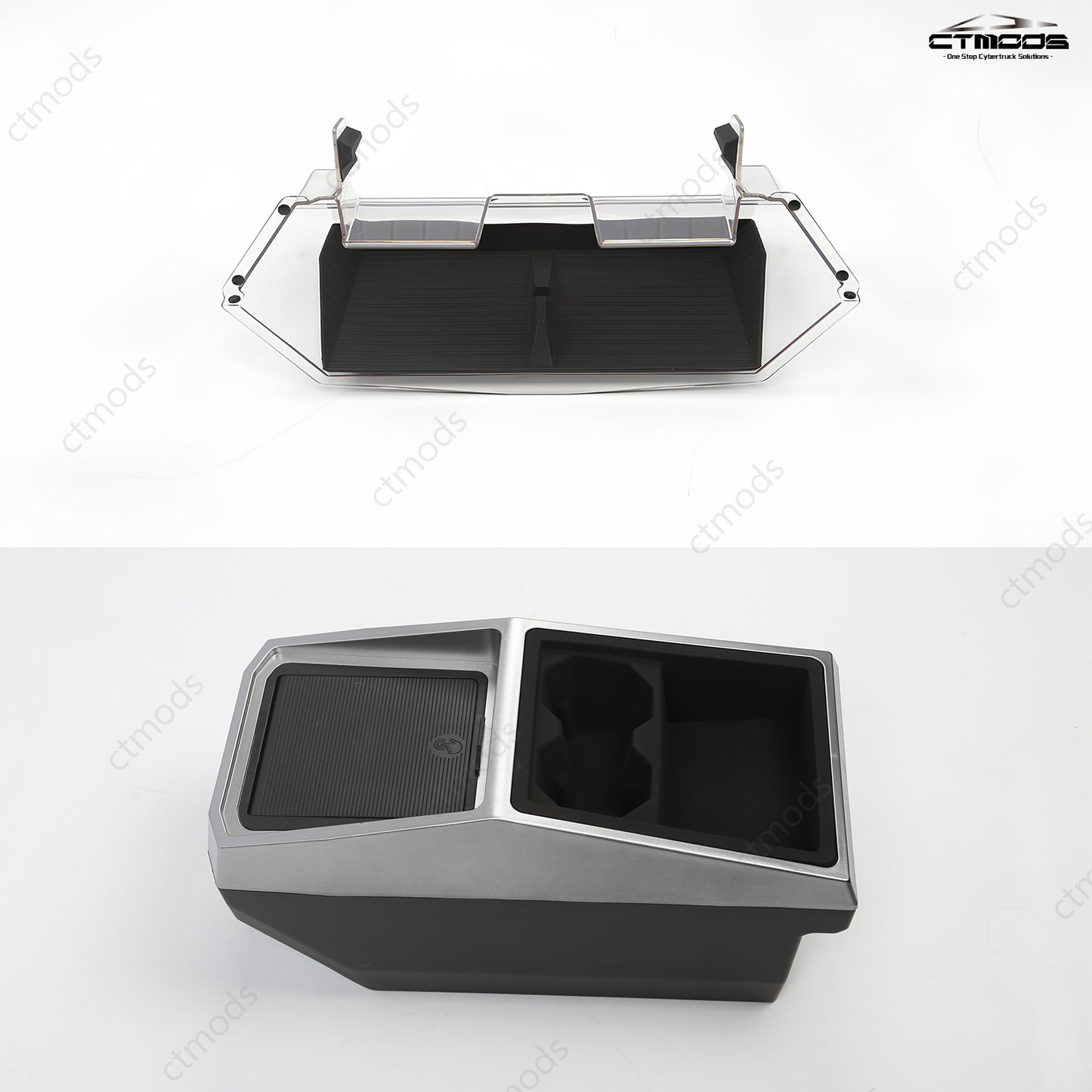 Cybertruck Center Console Multifunctional Storage Box Center Floor Organizer CTmods®