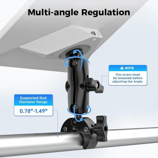 2024-2026 New Version Adjustable aluminum alloy Clamp Mount Kit for Starlink