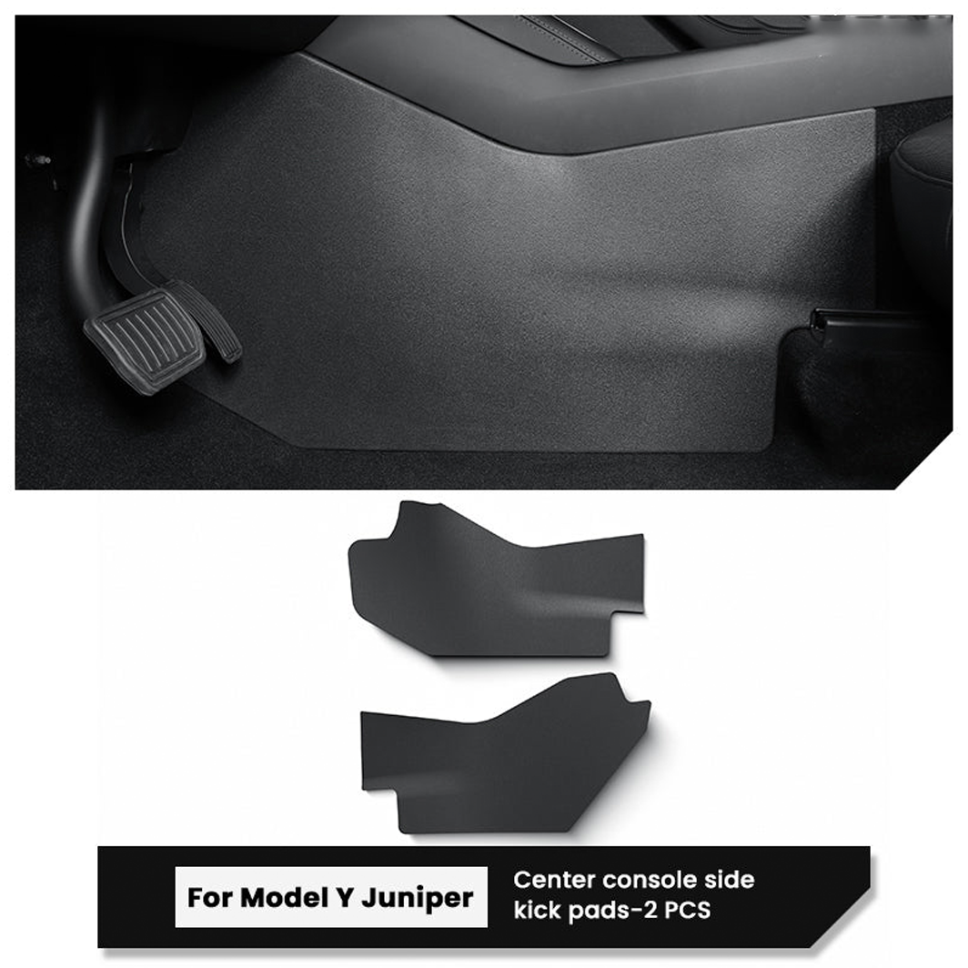 Rear Anti-kick Lower Pad Air Vent Guard Pedal Center Console Panel Protector (5Pcs) For Tesla Model Y Juniper