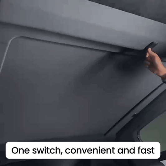 Voice-controlled Electric Sunshade Powered Glass Roof Sunshade For Tesla Cybertruck