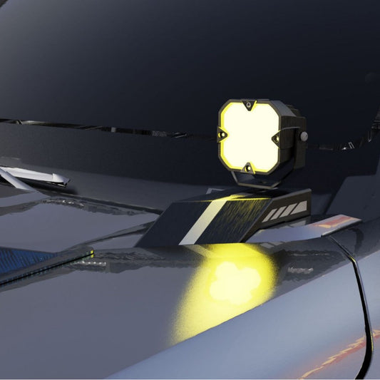 BYD SHARK 6 Hood Spotlight Mount Bracket - Front Hood LED Light Bar Mounting Kit