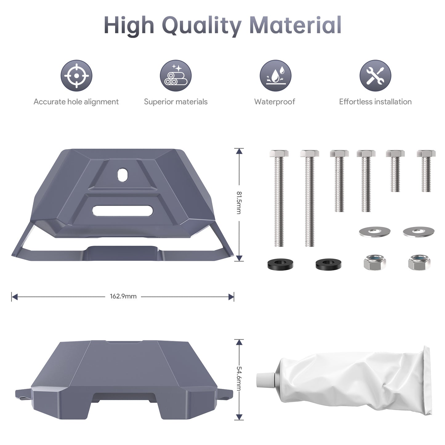 Starlink Mini Thickened Aluminum Clamp Fixture view 2