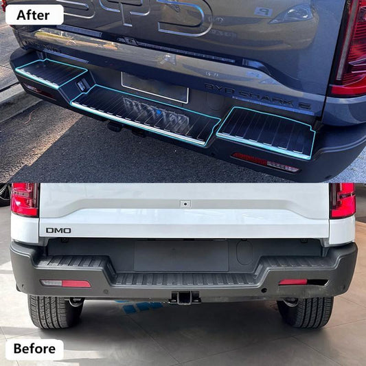 BYD Shark 6 Stainless Steel Rear Bumper Protector - Trunk Sill Guard Plate