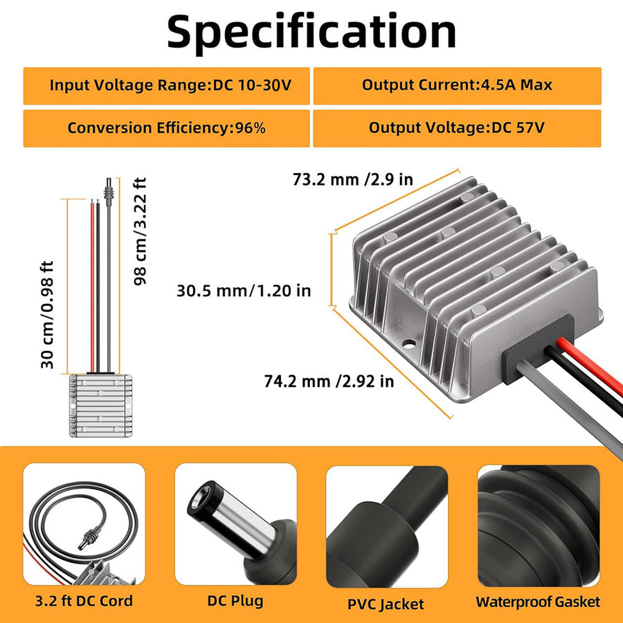 12V/24V to 30V Converter for Starlink Mini Vehicle v2 view 2