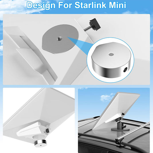 حامل سيارة مغناطيسي قابل للتعديل لـ Starlink Mini