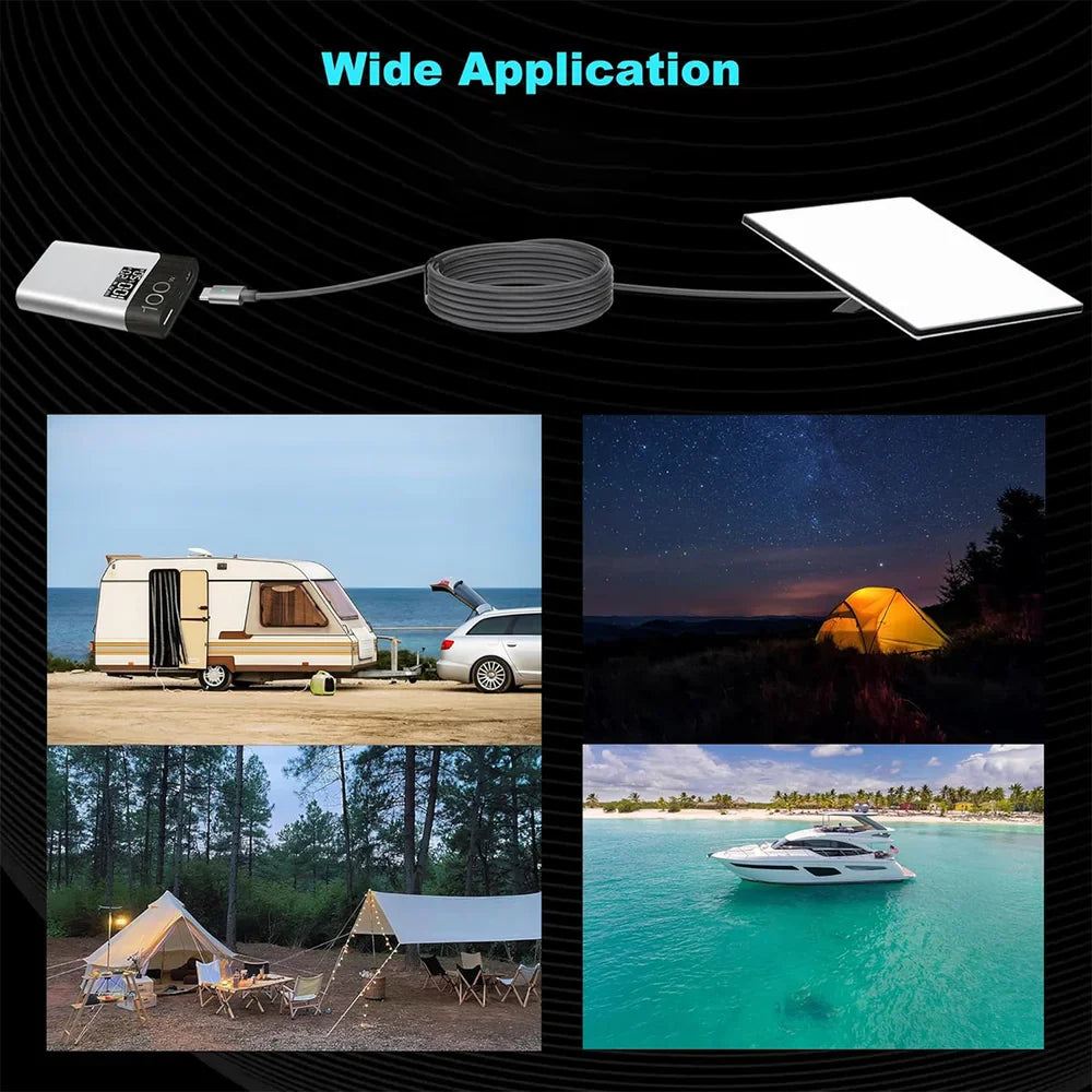 USB-C to DC Cable with LED Indicator for Starlink Mini