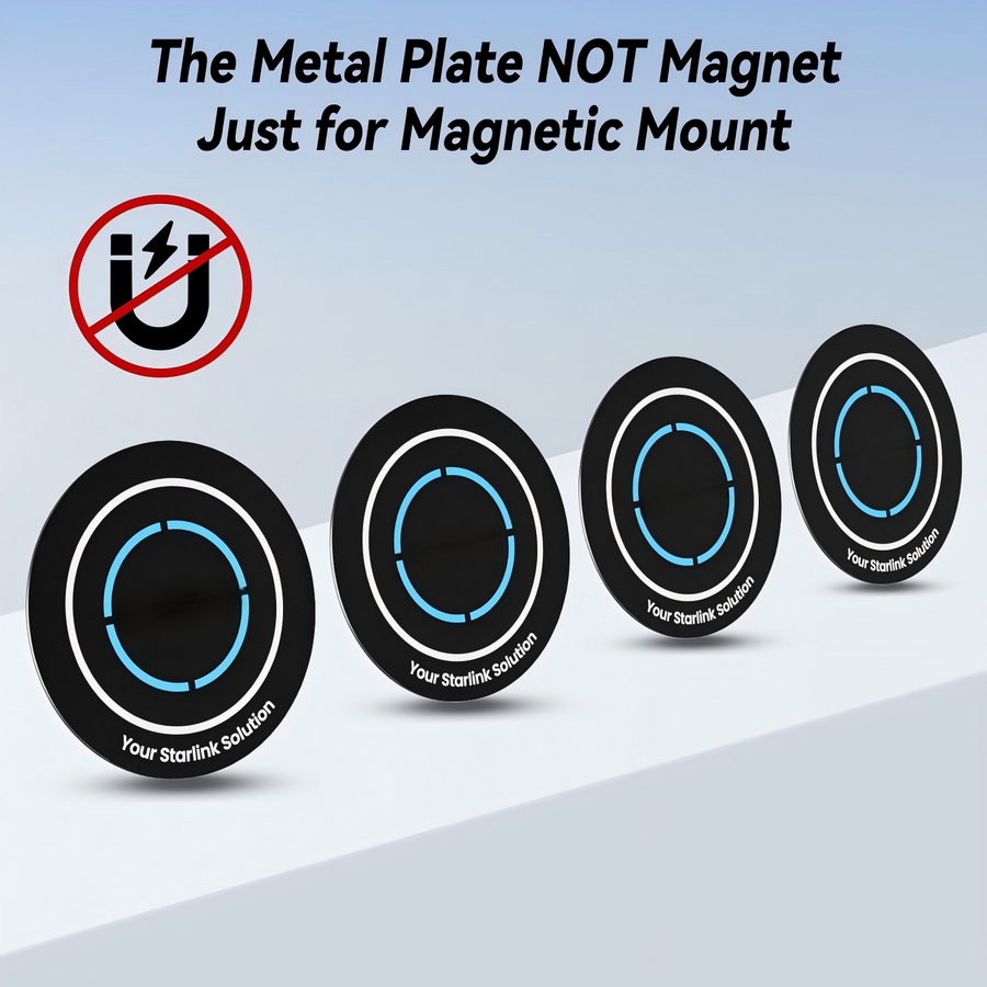 Magnetic Mounting Plates for Starlink Mini & Starlink Gen 3