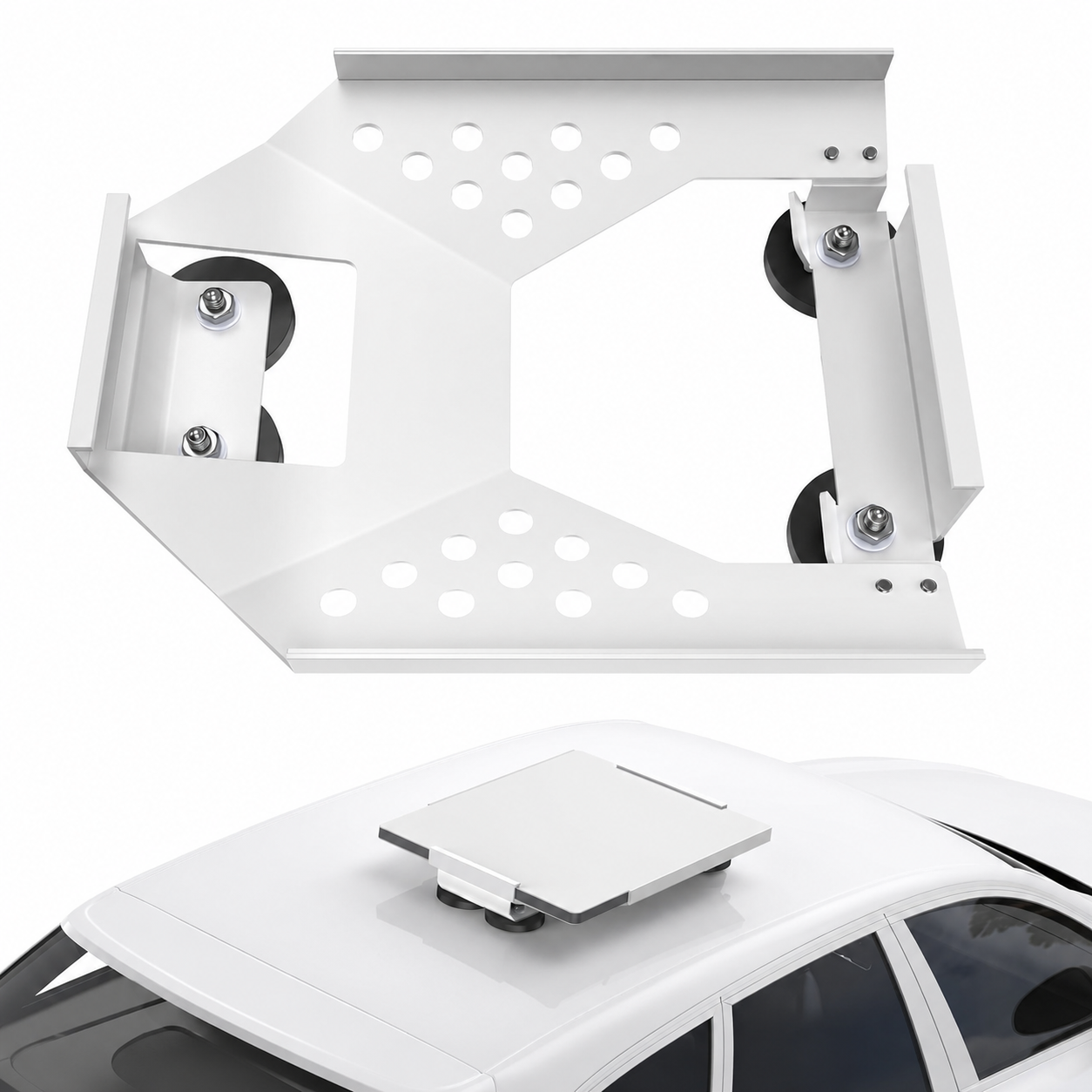 Magnetic Starlink Mini Car Mount Base Suction Cup Accessories Truck RV Flat Rack Roof Sunroof Kit Boat