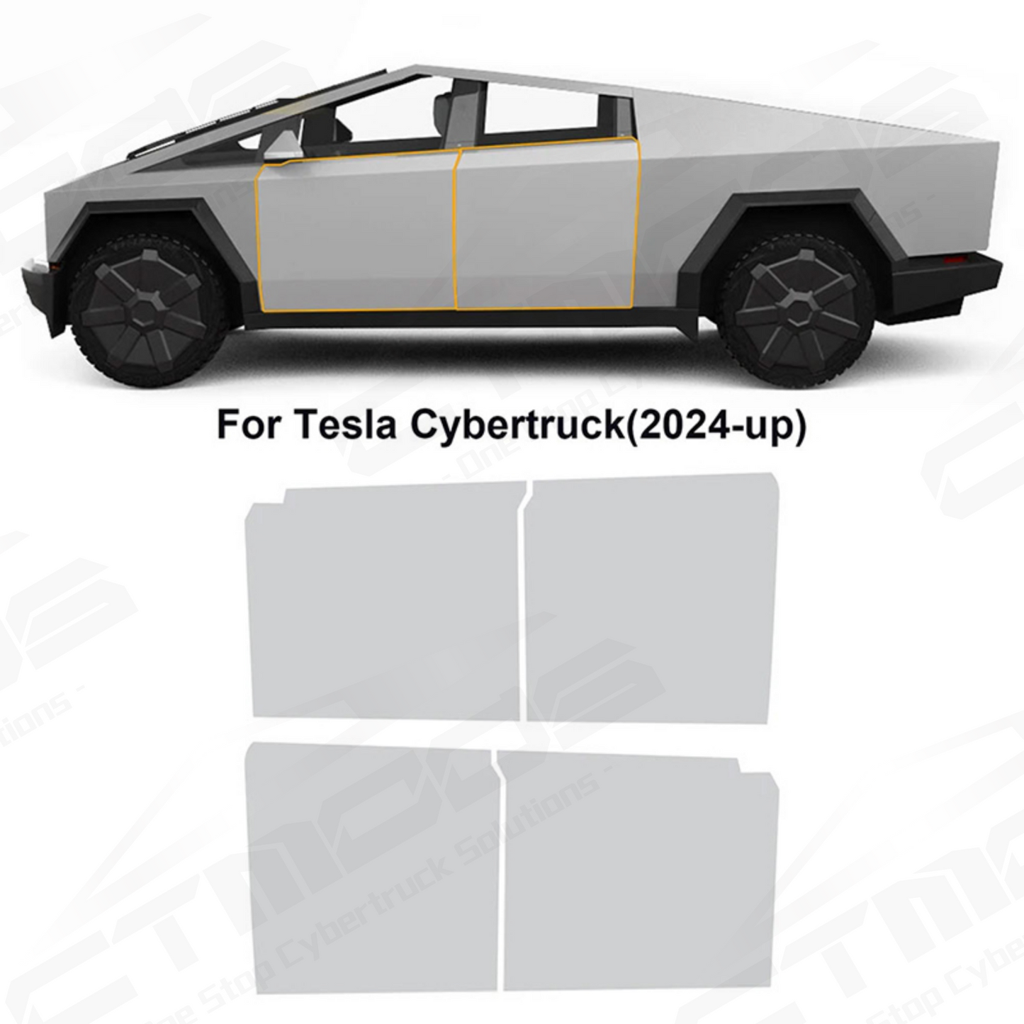 TPU Invisible Full Car Paint Protection Film-Paint Protection Film for Cybertruck CTmods