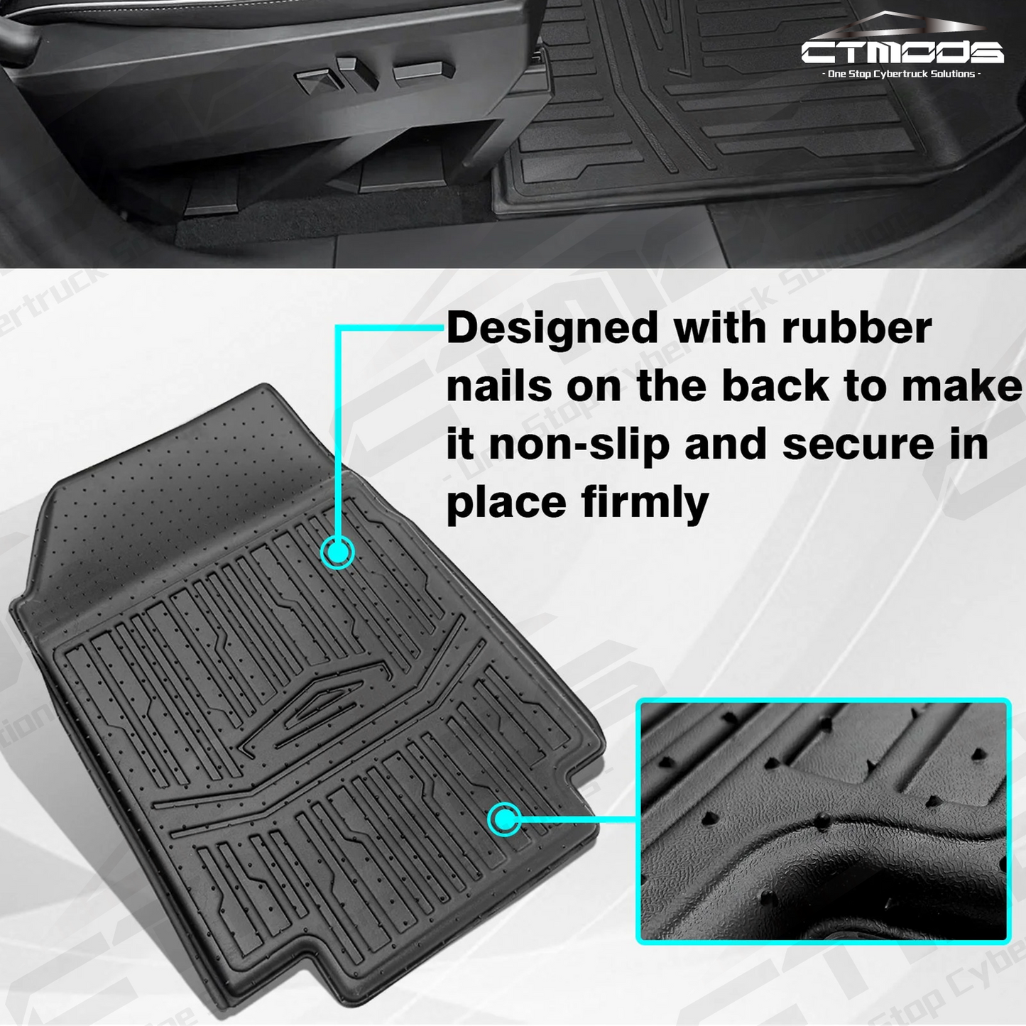 Full Set Mats for Cybertruck Accessories CTmods