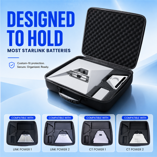 Starlink Mini EVA carry case for van life storage and accessory organization