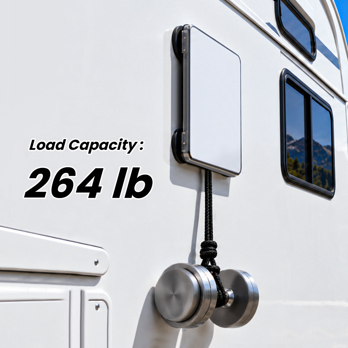 Starlink Mini Magnetic Flat Mount with Protective Cover - 264 lb