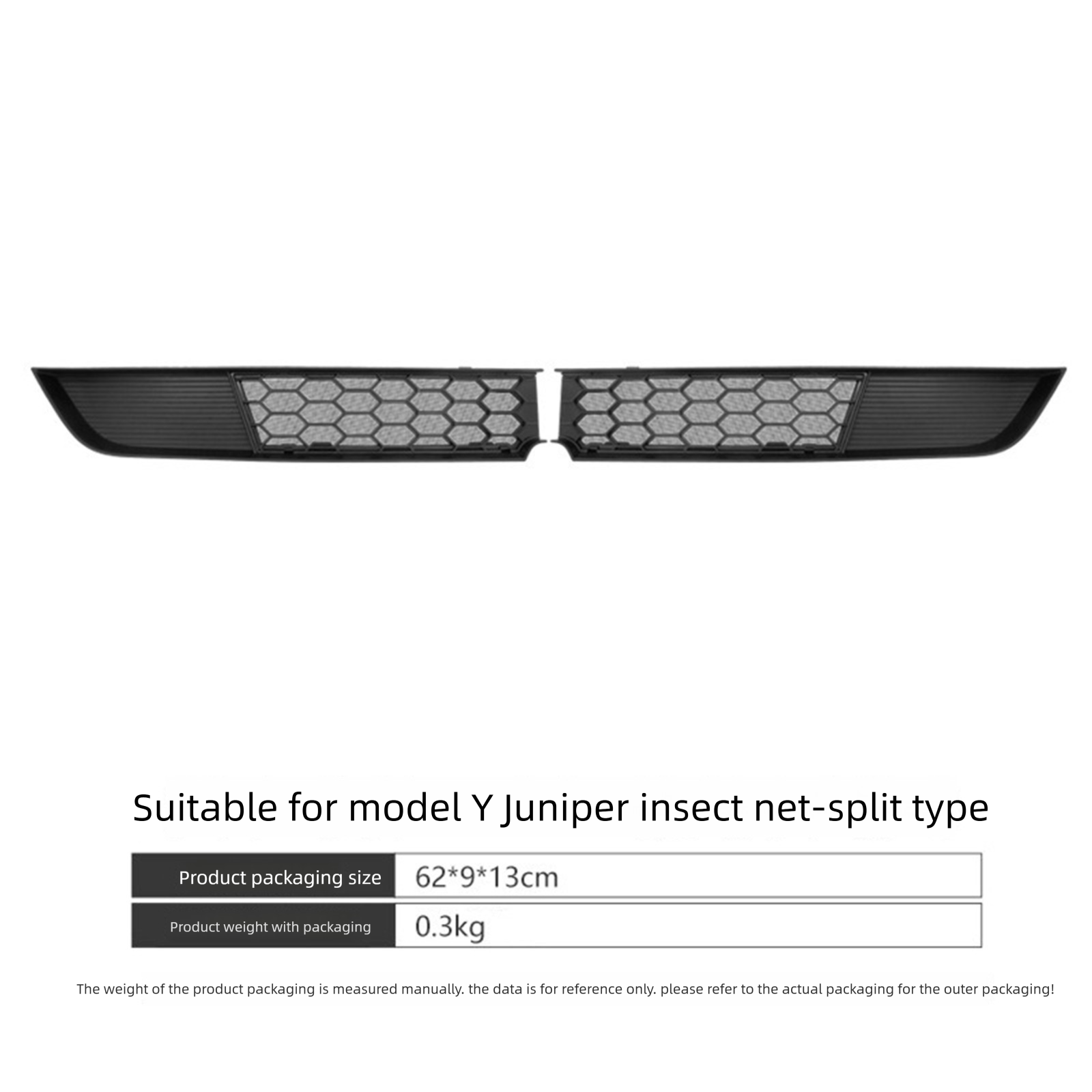 ABS Front Grill Mesh Insert For model Y Juniper 2025 Insect Protection Accessories