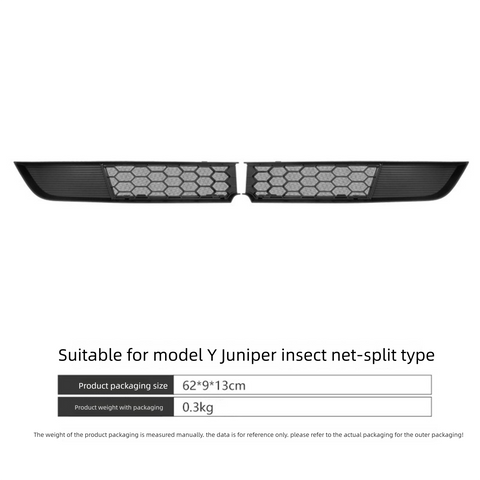 ABS Front Grill Mesh Insert For model Y Juniper 2025 Insect Protection Accessories