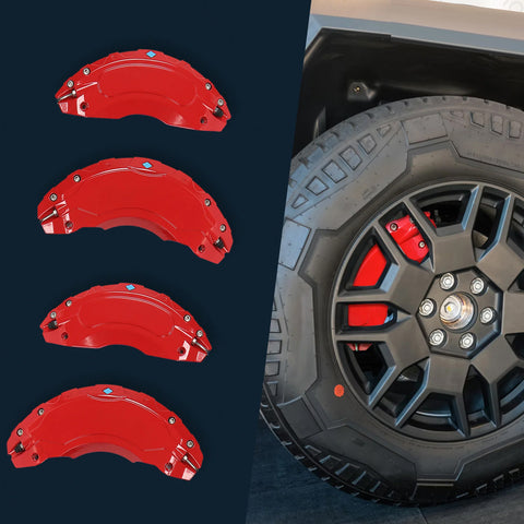 CTmods® Red/Yellow Brake Caliper Covers Wheel Accessories For Tesla Cybertruck