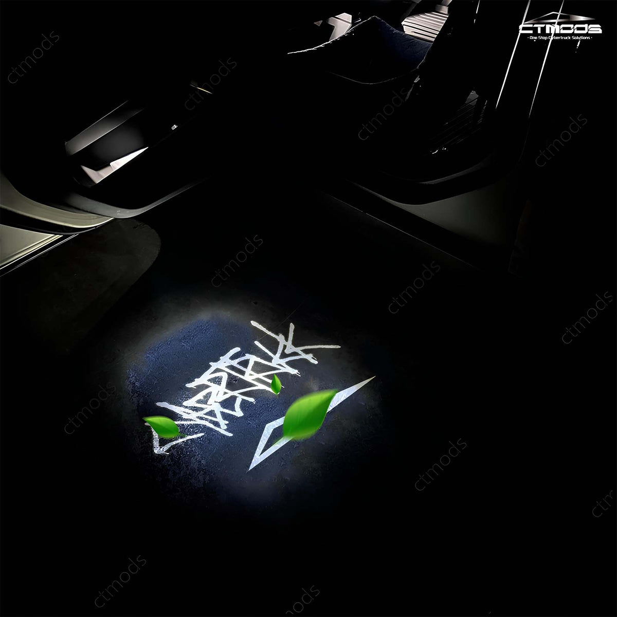 Tesla Accessories Welcome Puddle Lights Cybertruck Projector Door Step Light Interior Lights Bulbs CTmods®