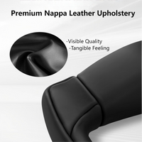 2025 2026 ctmods Model 3 Highland / Y juniper Premium Nappa Leather Yoke Steering Wheel V2