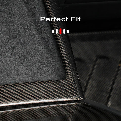 [Real Carbon Fiber] Central Control Charging Frame Cover for Tesla Model 3 Highland/Y Juniper