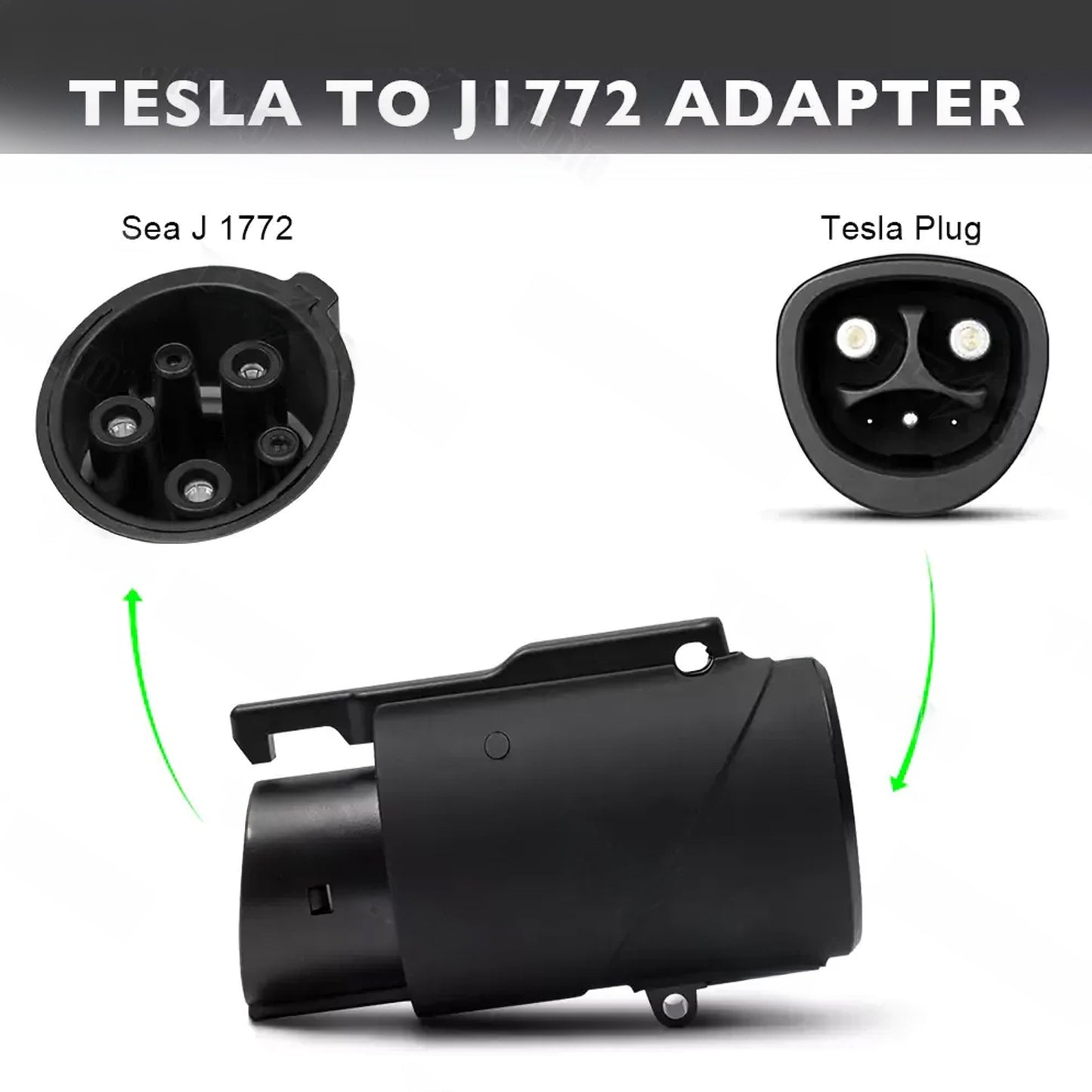 테슬라 모델 3 YXS용 J1772-테슬라 어댑터 80A 250V (잠금 기능이 있는 충전 어댑터)
