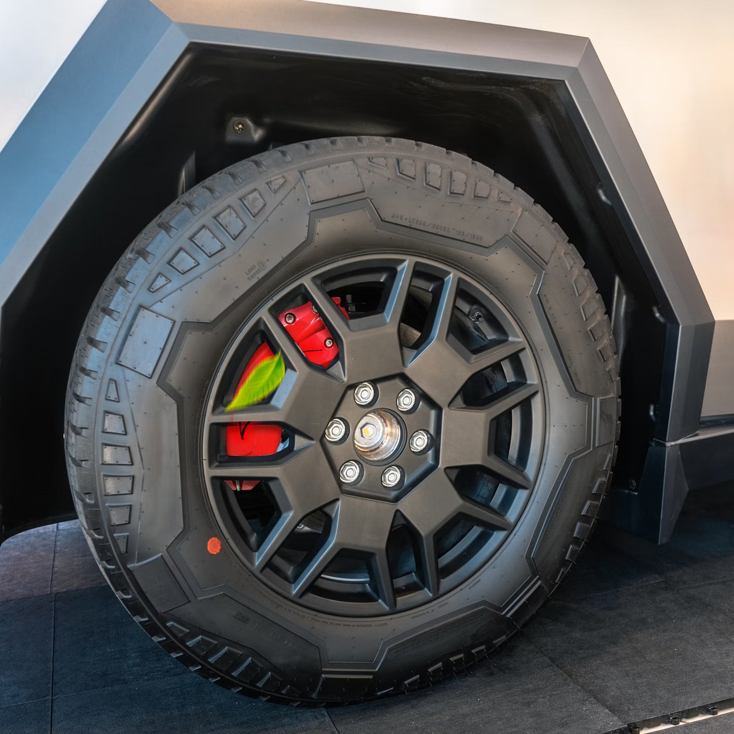 CTmods® Red/Yellow Brake Caliper Covers Wheel Accessories For Tesla Cybertruck