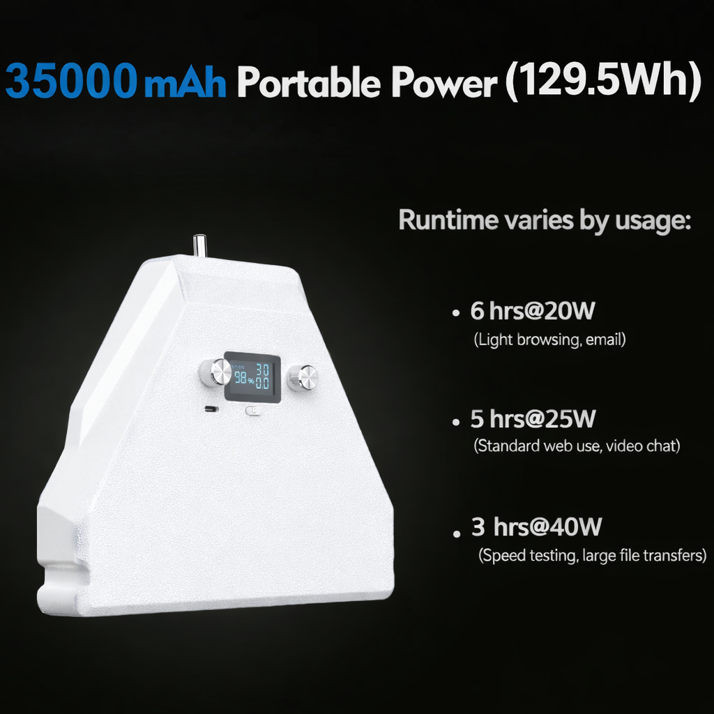 Starlink Mini Battery Pack 35000mAh 6H Runtime view 4