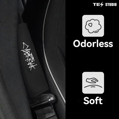 테슬라 사이버트럭 안전벨트 커버 편안한 어깨 목 보호대 Tesstudio®