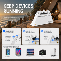 Starlink Mini Snap-Fit Travel Battery V4 - 129Wh/35,000mAh, LCD Display, Up to 8 Hours Runtime