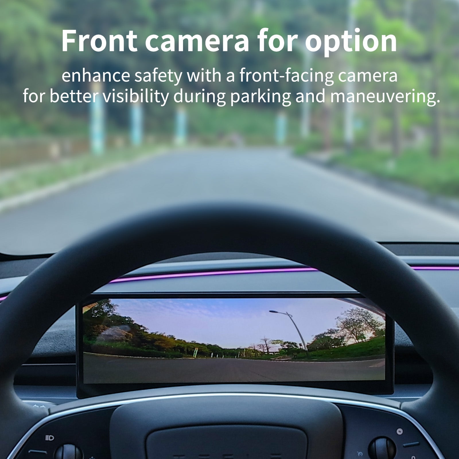 10.88" Upgroud TES-F10C Dashboard Heads Up Display Wireless CarPlay for Tesla