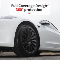 Wheel Hub Cap Covers 18'' New Blade Style Hubcaps (2023-2024)For Tesla Model 3 Highland