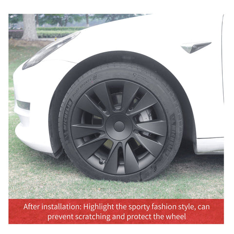 Rim Protector 18'' Knife Style Model 3 Wheel Cover (2017-2023) For Tesla Model 3