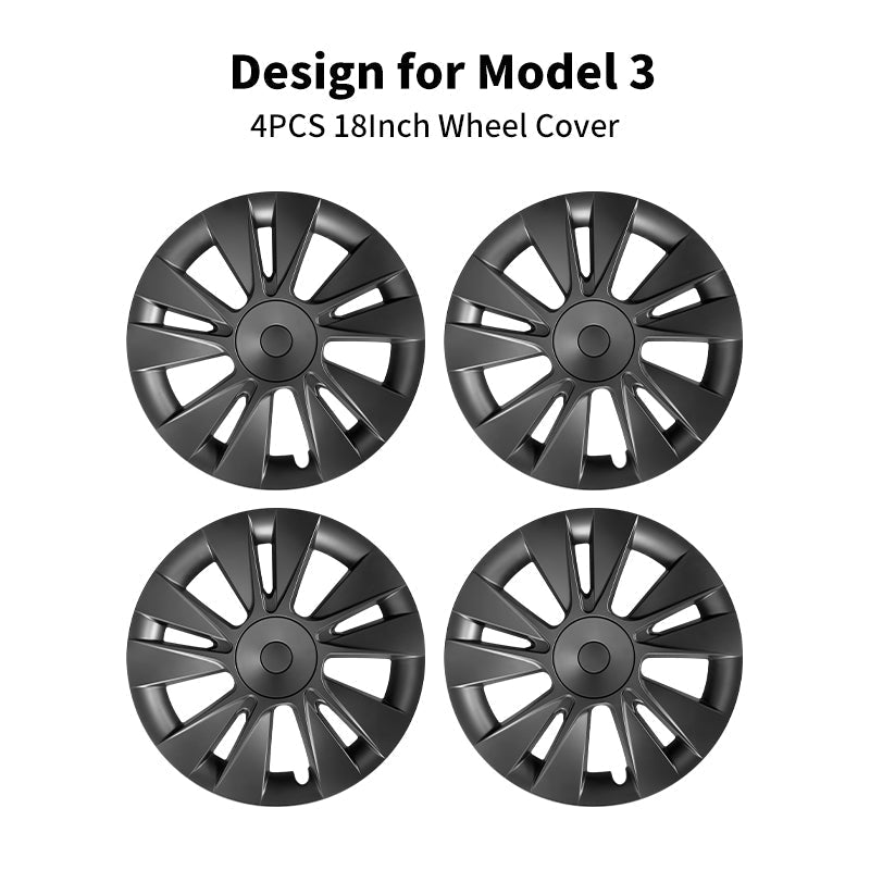 Rim Protector 18'' Knife Style Model 3 Wheel Cover (2017-2023) For Tesla Model 3