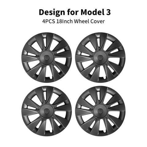 Rim Protector 18'' Knife Style Model 3 Wheel Cover (2017-2023) For Tesla Model 3