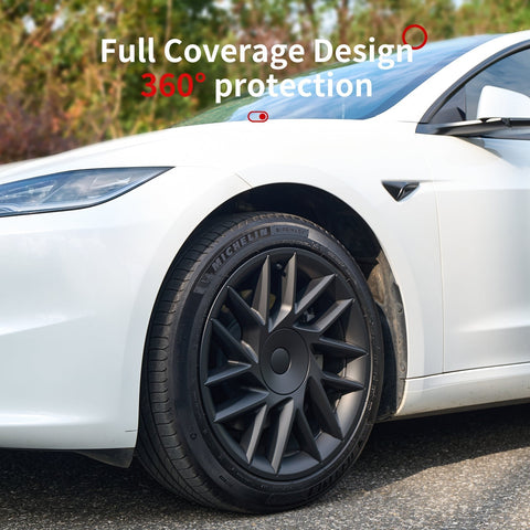 Center Caps 18'' Sporty Style Wheel Cover (2023-2024) For Tesla Model 3 Highland